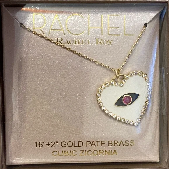 Rachel Rachel Roy Gold Plated Eye Necklaces (4) - Picture 4 of 5